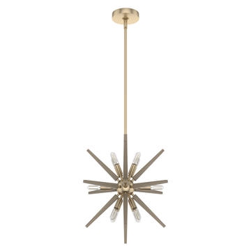 Hunter Jupiter Star 12 Light Pendant 18 inch