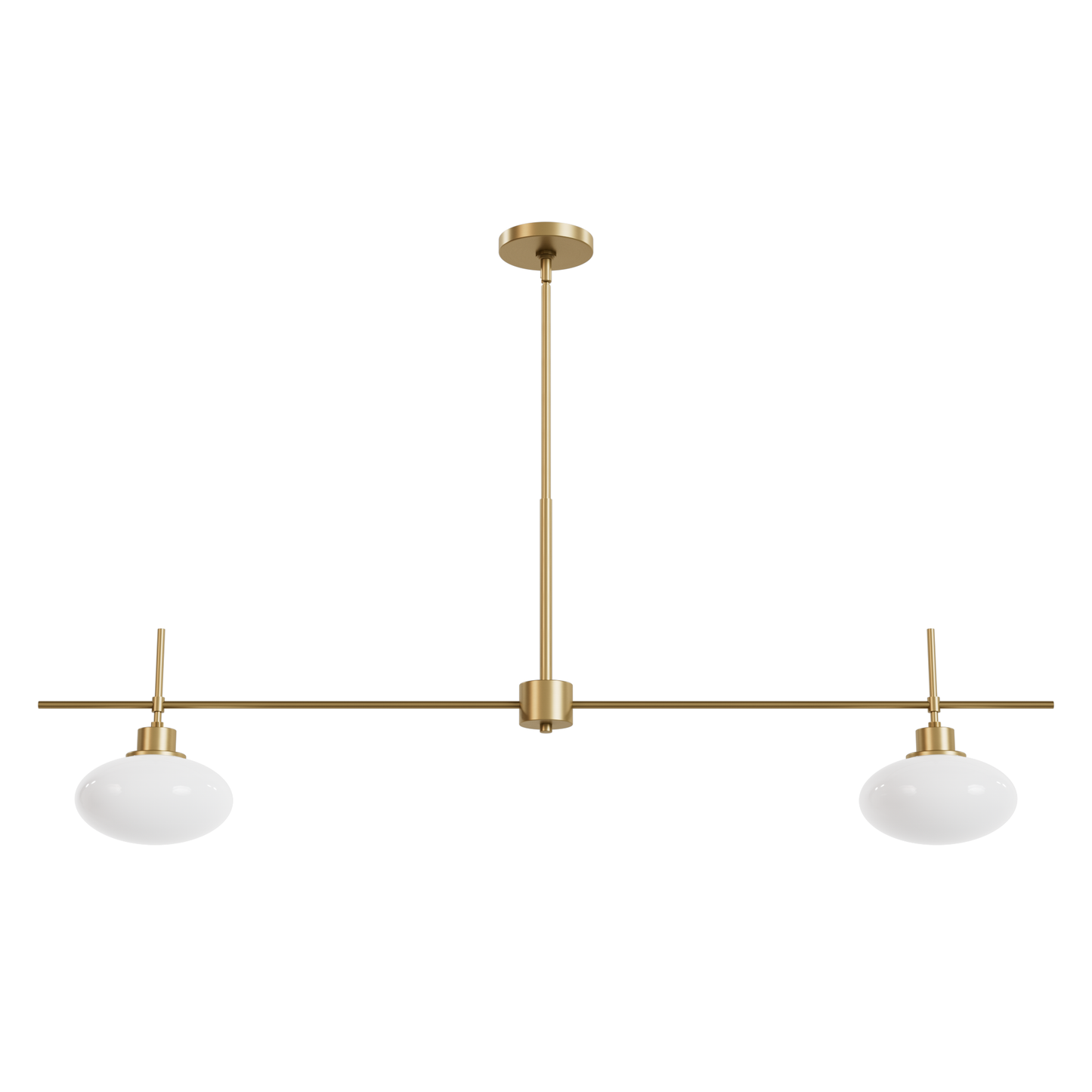 Hunter Getty Jasmine Roth 2 Light Large 52 Inch Linear Chandelier