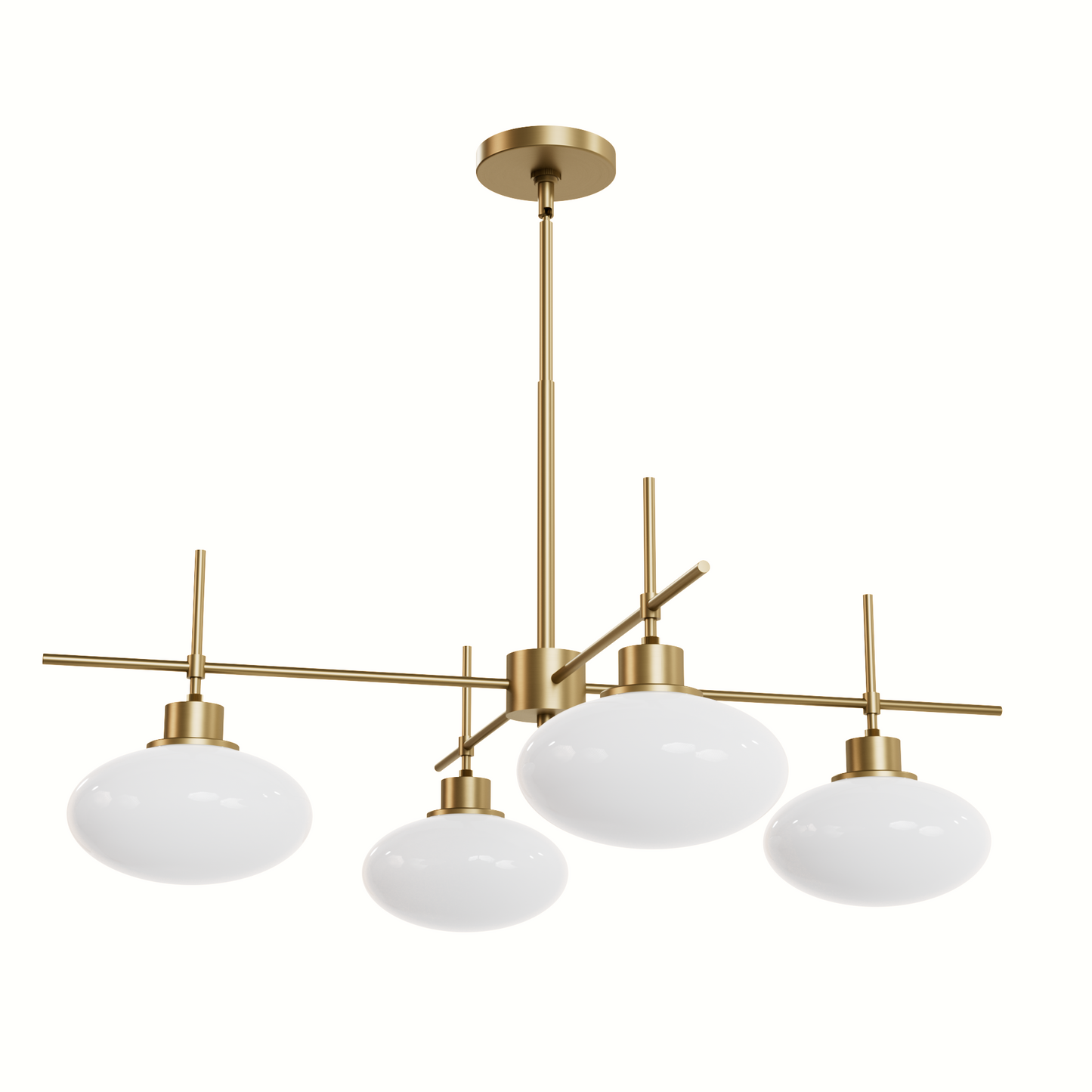 Hunter Getty Jasmine Roth 4 Light Large 34 Inch Chandelier