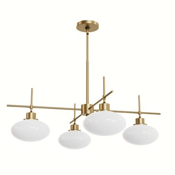 Hunter Getty Jasmine Roth 4 Light Large 34 Inch Chandelier