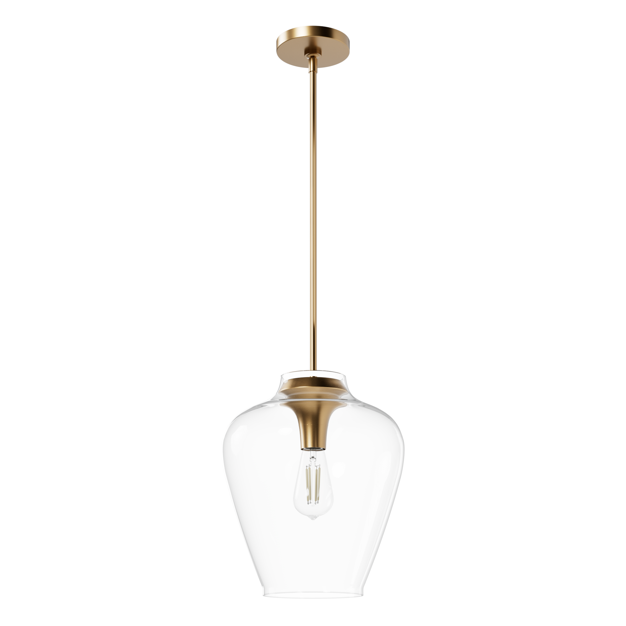 Hunter Vidria 1 Light 12 Inch Pendant