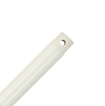White Indoor Downrod 12" - 60"