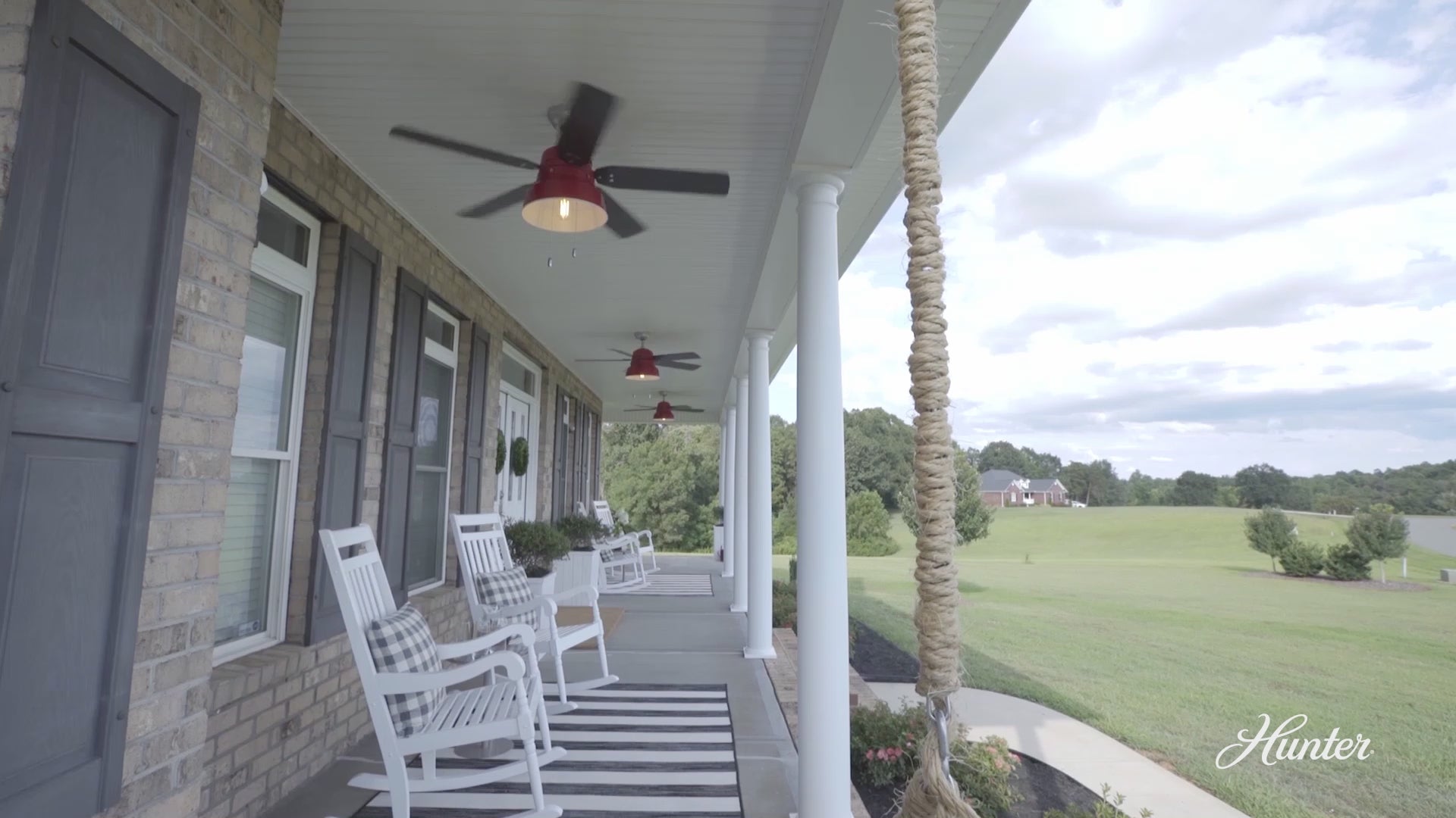 Mill Valley Low Profile Outdoor with LED Light 52 inch