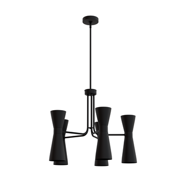 Hunter Zola Up and Down 10 Light 26 Inch Chandelier