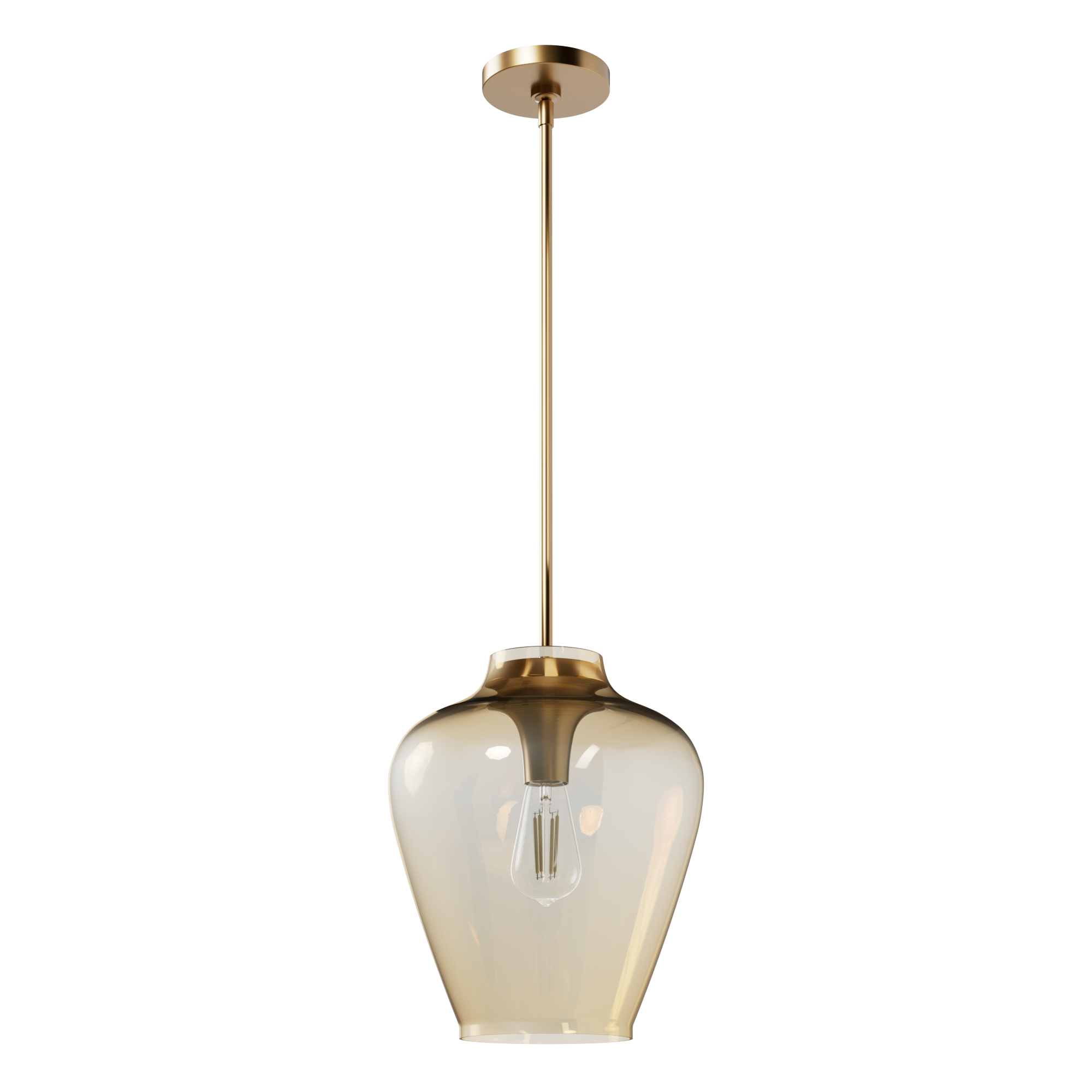 Hunter Vidria 1 Light 12 Inch Pendant