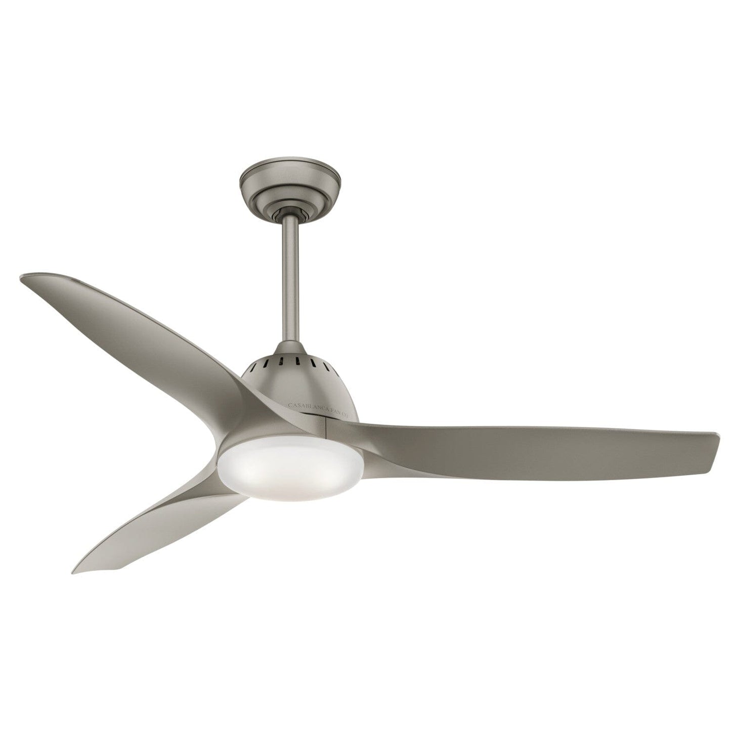 Wisp with LED Light 52 inch Ceiling Fans Casablanca Painted Pewter - Painted Pewter